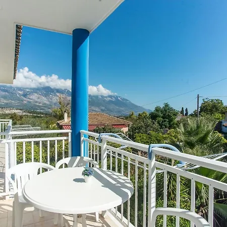 Blue White Apartments - Kefallonia Poolside Retreats Sparta